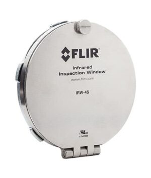 Stainless Steel FLIR 4" IR Window for infrared applications.