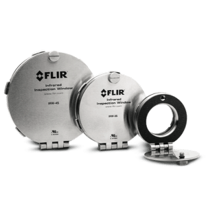 Infrared training with FLIR 4″ IR Window - Stainless Steel.
