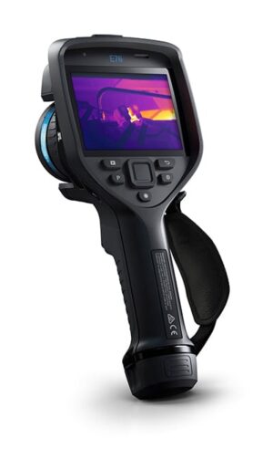 A FLIR E86 equipped with an infrared camera for enhanced imaging capabilities.