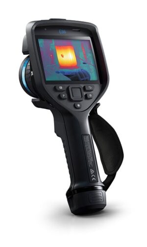 A FLIR E86, equipped with a camera for infrared imaging.