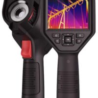 An HIKMICRO M30 infrared camera with an attached camera for infrared training purposes.