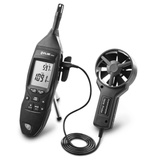 A FLIR EM54 thermometer with infrared capabilities.