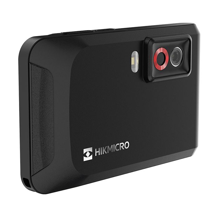A HIKMICRO Pocket 2 camera with an infrared lens on it.