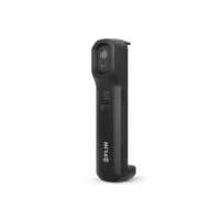 A black infrared FLIR ONE Edge Pro camera on a white background.