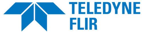 A logo representing infrared technology and training from teledyne flr.